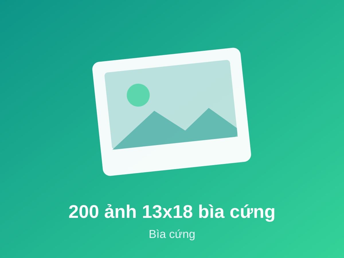Album 200 ảnh 13x18 bìa cứng